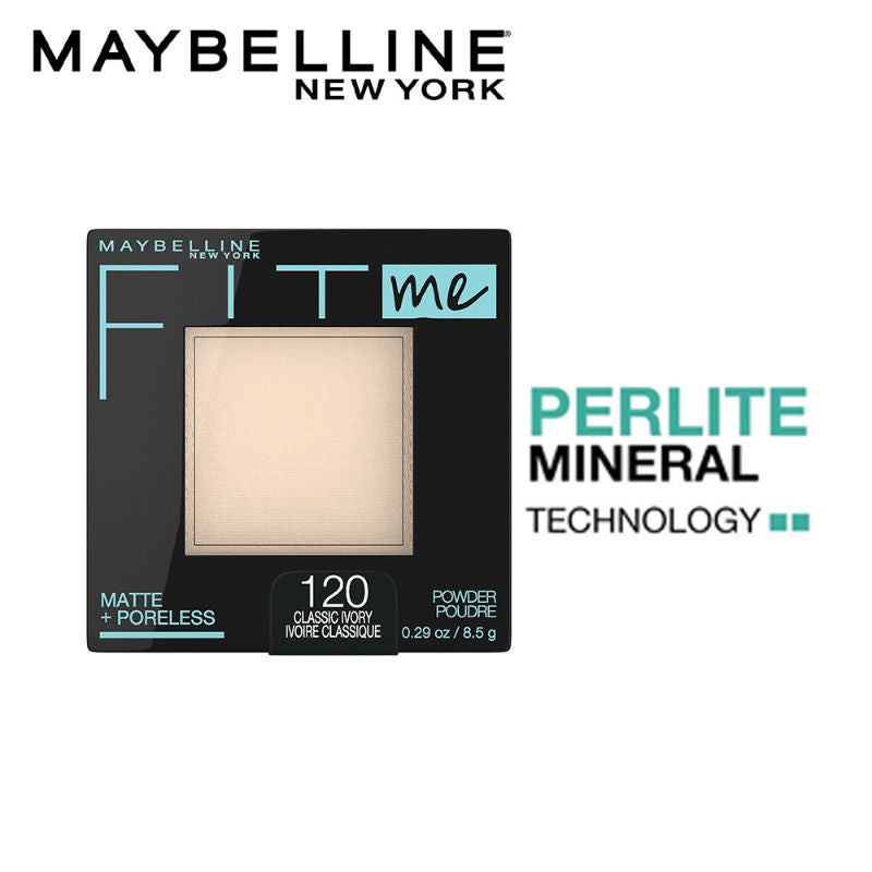 Maybelline New York Fit Me Matte + Poreless Powder - 120 Classic Ivory