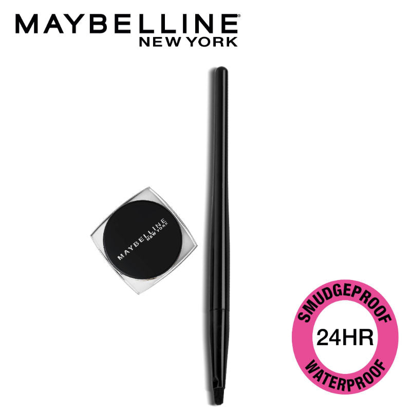 Maybelline New York Lasting Drama Gel Eyeliner With Expert Eyeliner Brush - 01 Black