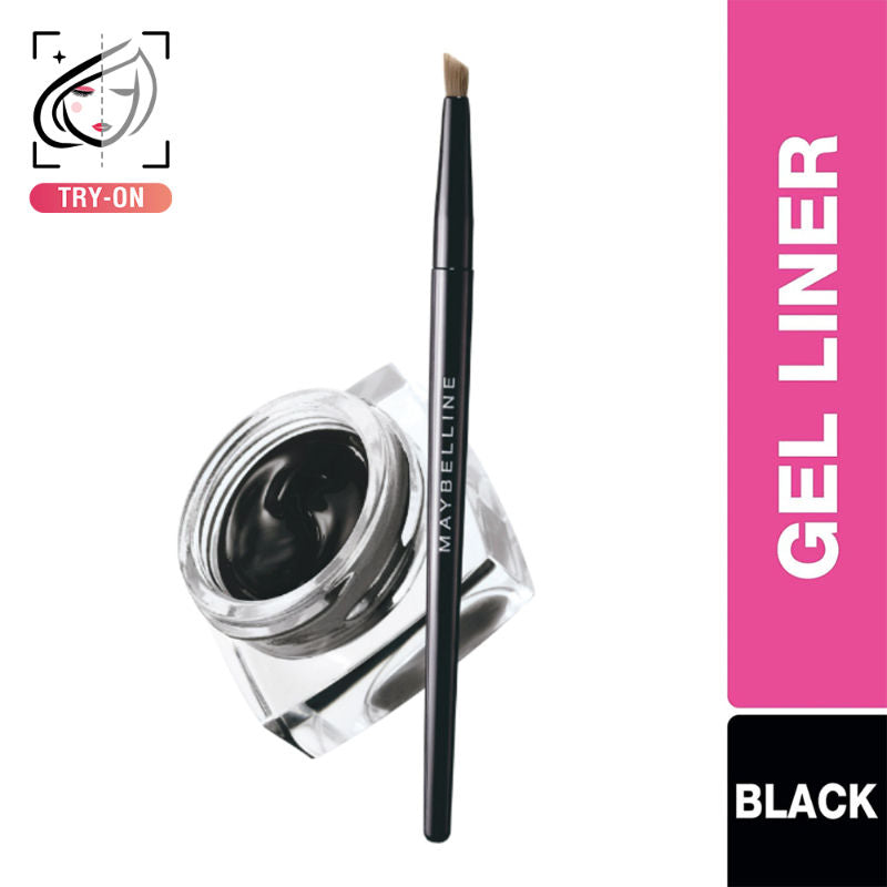 Maybelline New York Lasting Drama Gel Eyeliner With Expert Eyeliner Brush - 01 Black