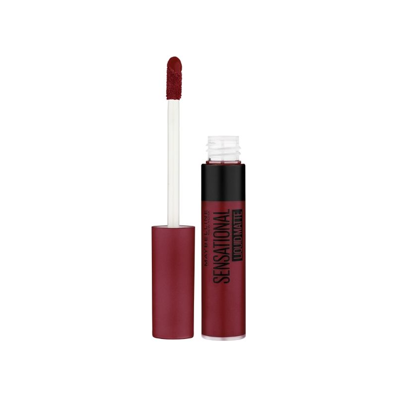 Maybelline New York Sensational Liquid Matte Lipstick - 02 Soft Wine