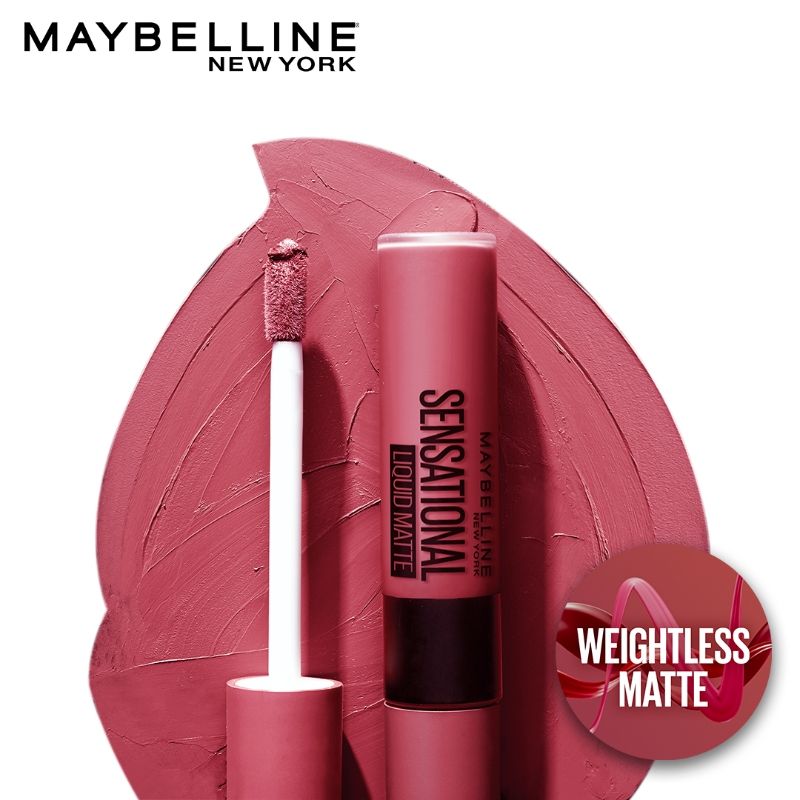 Maybelline New York Sensational Liquid Matte Lipstick - 04 Easy Berry
