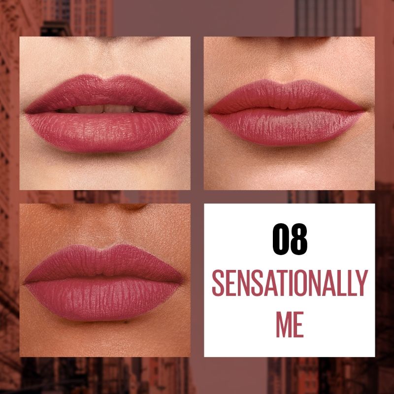 Maybelline New York Sensational Liquid Matte Lipstick - 08 Sensationally Me