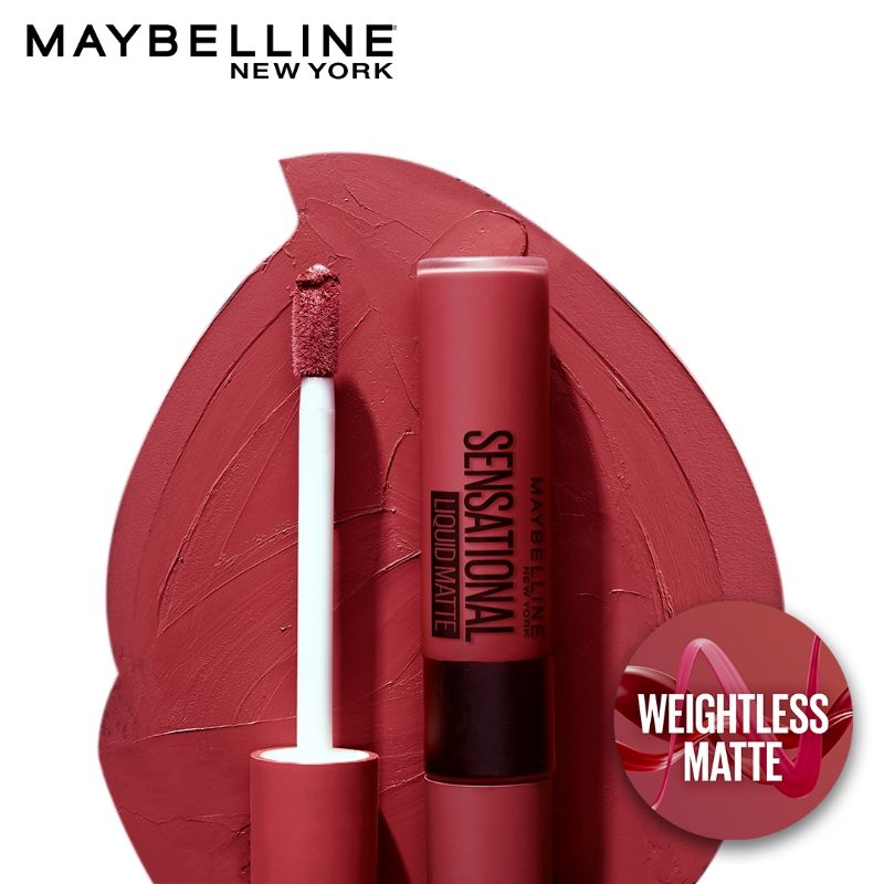 Maybelline New York Sensational Liquid Matte Lipstick - 08 Sensationally Me