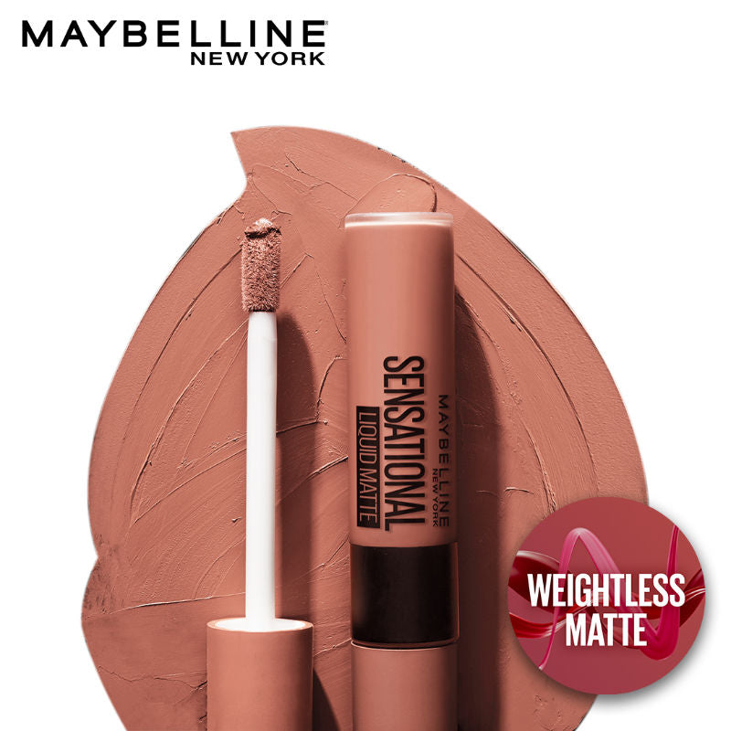 Maybelline New York Sensational Liquid Matte Lipstick - Bare It All