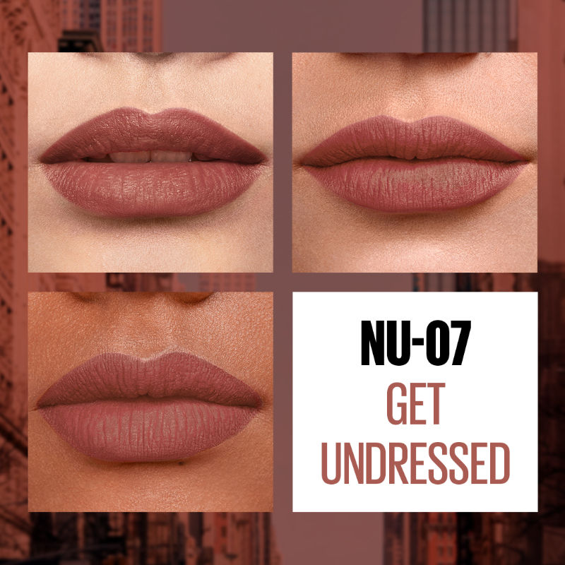 Maybelline New York Sensational Liquid Matte Lipstick - Get Undressed