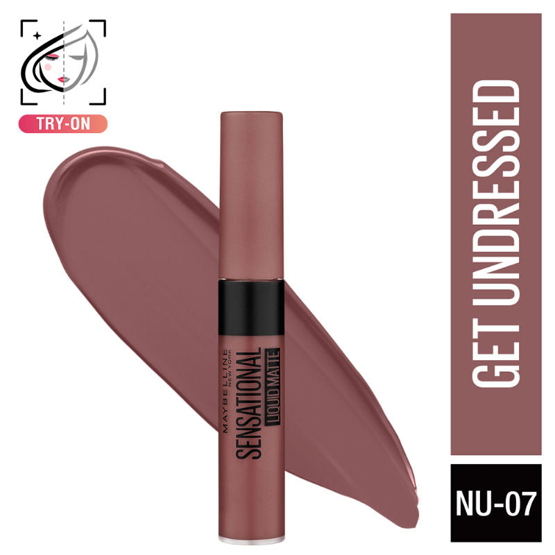 Maybelline New York Sensational Liquid Matte Lipstick - Get Undressed