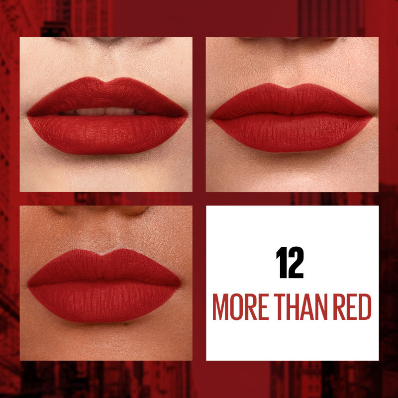 Maybelline New York Sensational Liquid Matte Lipstick - More Than Red