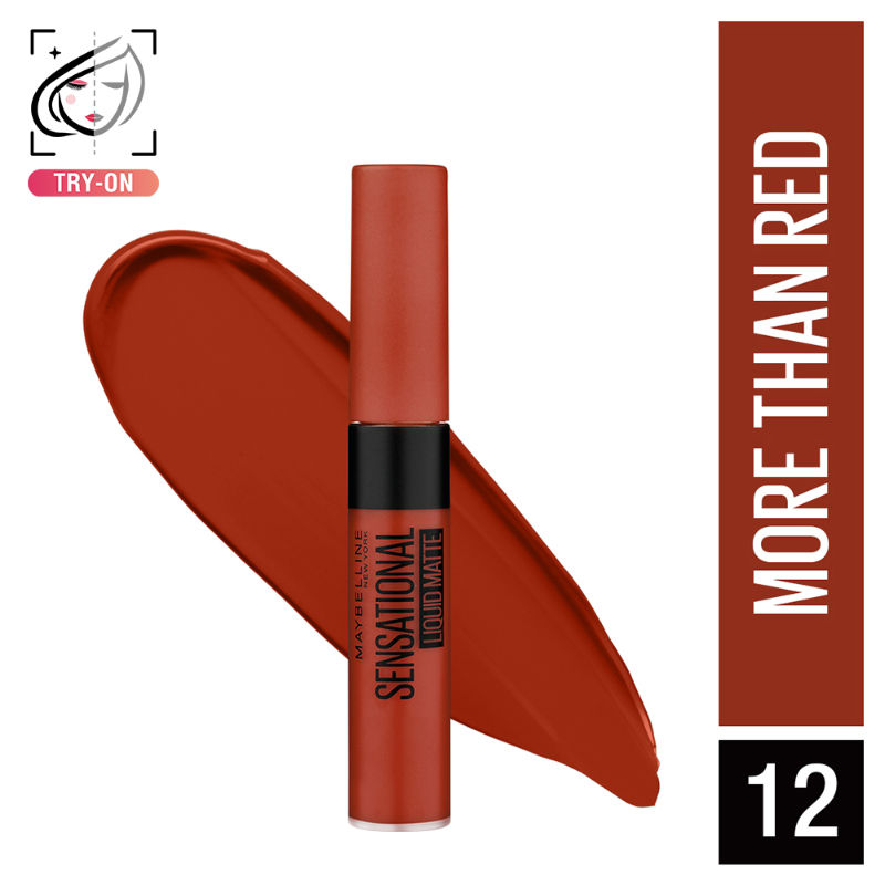 Maybelline New York Sensational Liquid Matte Lipstick - More Than Red