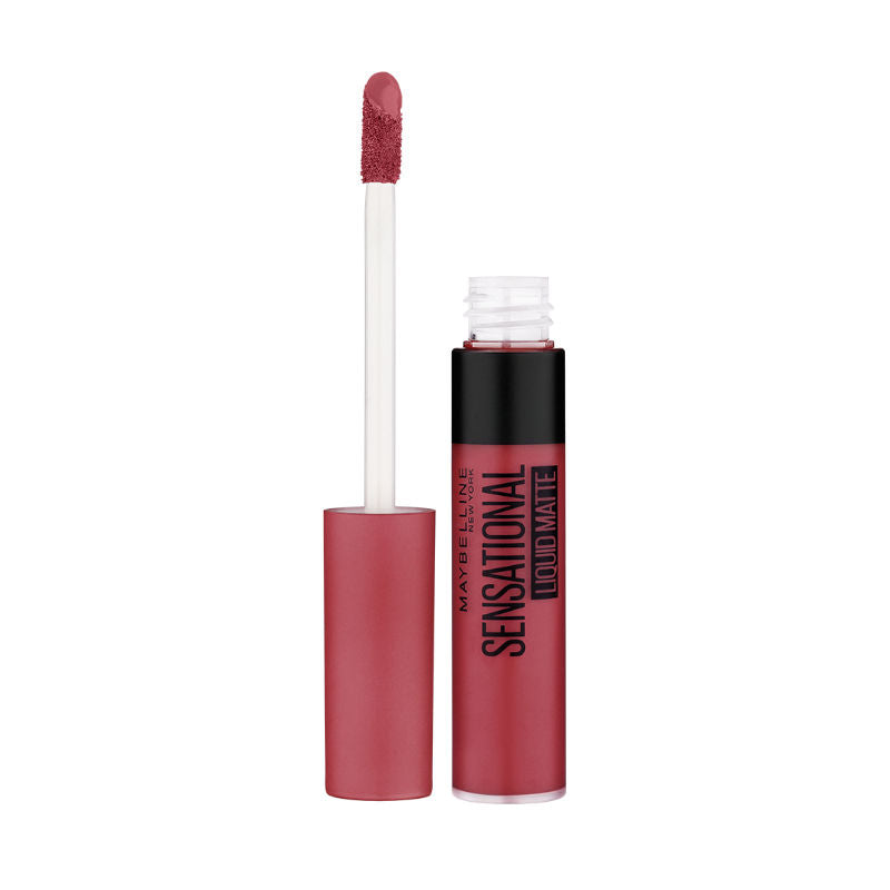 Maybelline New York Sensational Liquid Matte Lipstick - Peach Addict