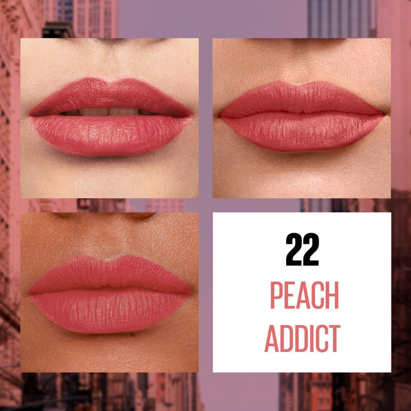 Maybelline New York Sensational Liquid Matte Lipstick - Peach Addict