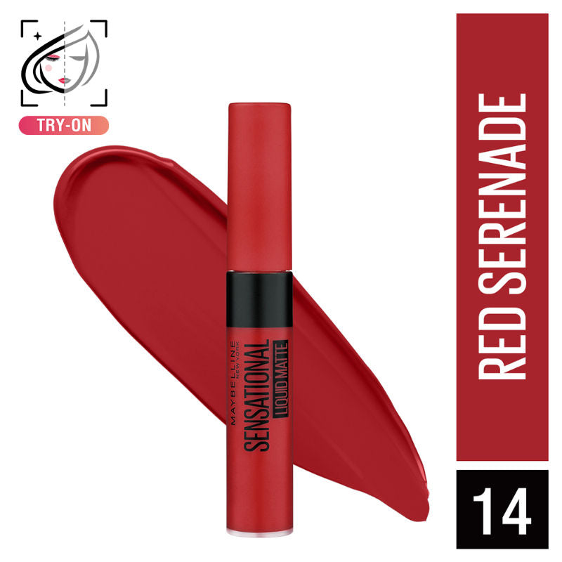 Maybelline New York Sensational Liquid Matte Lipstick - Red Serenade