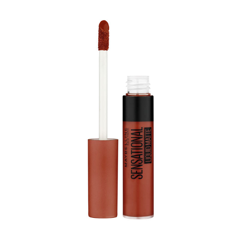 Maybelline New York Sensational Liquid Matte Lipstick - Stop On Red