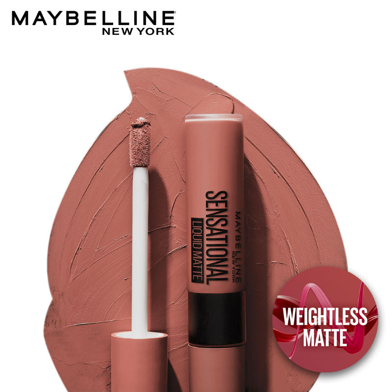 Maybelline New York Sensational Liquid Matte Lipstick - Strip It Off