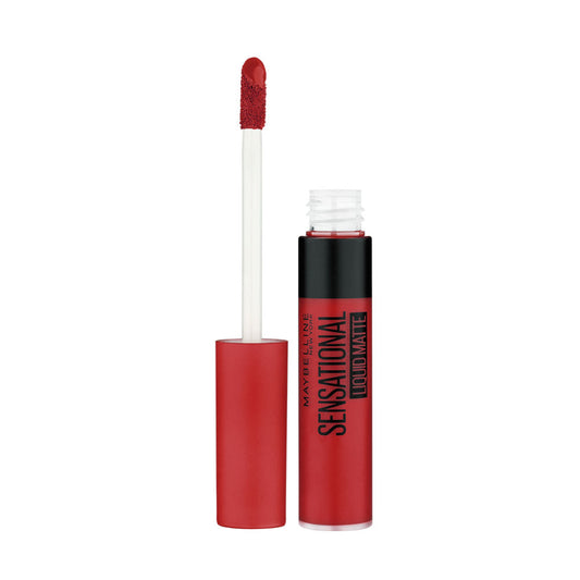 Maybelline New York Sensational Liquid Matte Lipstick - Touch of Spice + Red Serenade