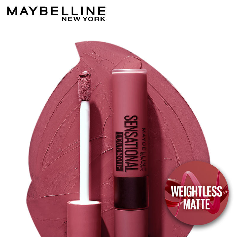 Maybelline New York Sensational Liquid Matte Lipstick - Untamed Rose