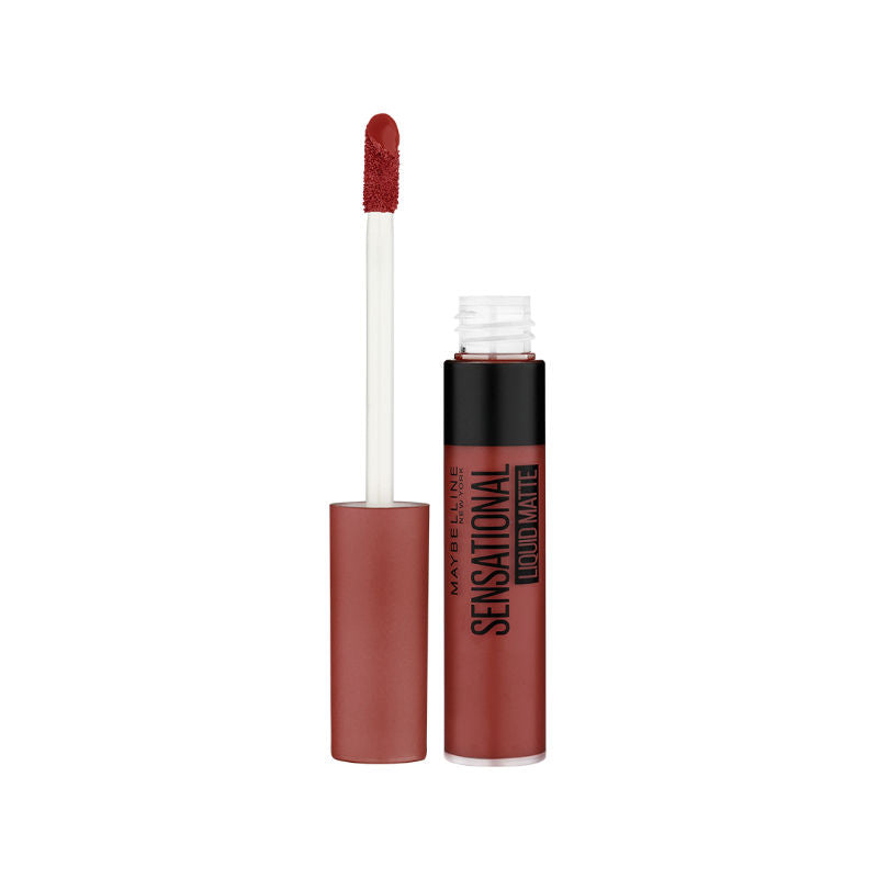 Maybelline New York Sensational Liquid Matte Lipstick - Upbeat Crimson