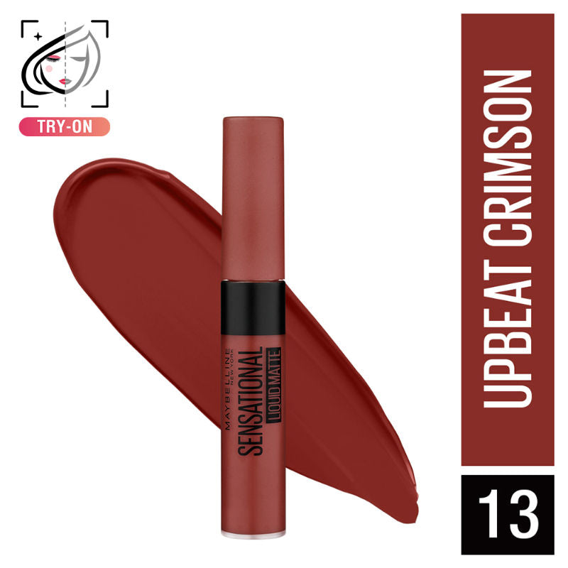 Maybelline New York Sensational Liquid Matte Lipstick - Upbeat Crimson