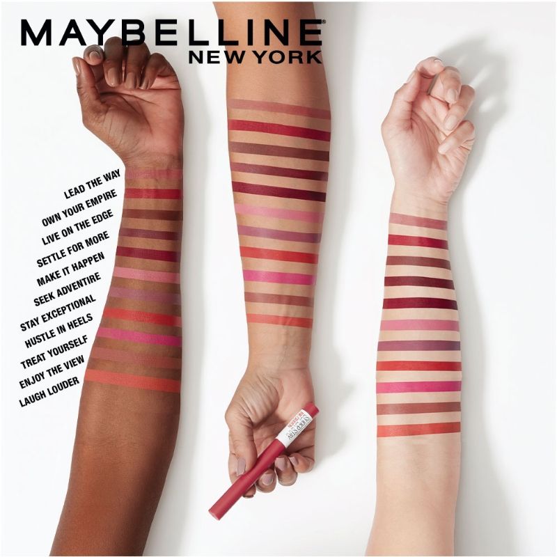 Maybelline New York Super Stay Crayon Lipstick - 15 Lead the Way