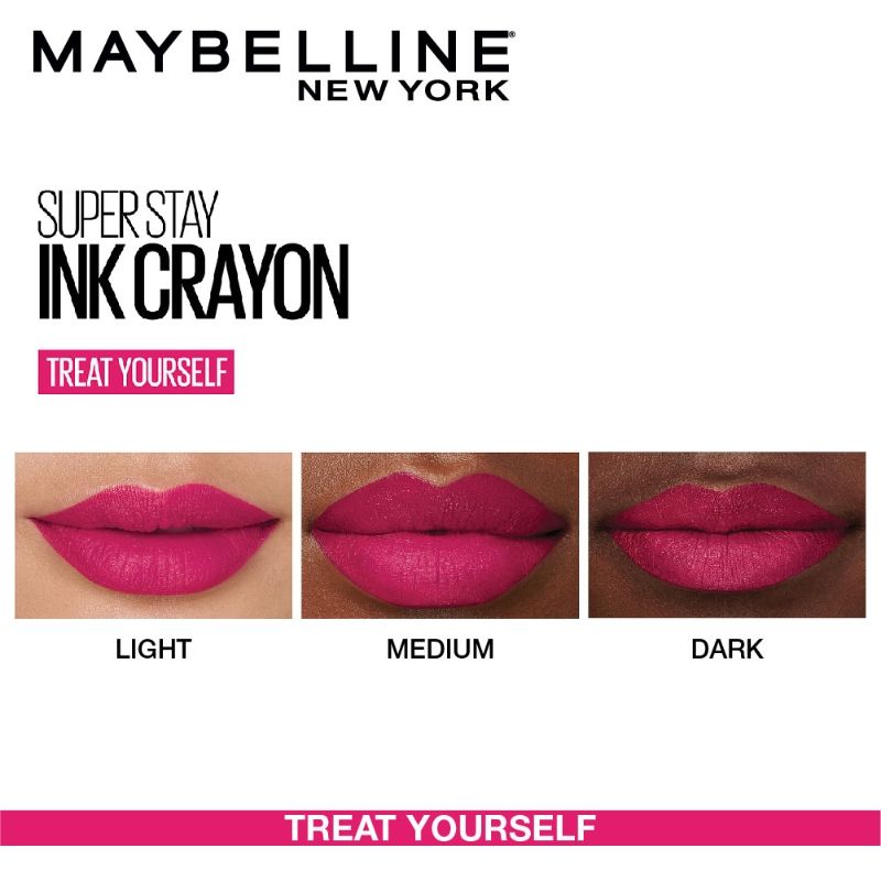 Maybelline New York Super Stay Crayon Lipstick - 35 Treat Yourself