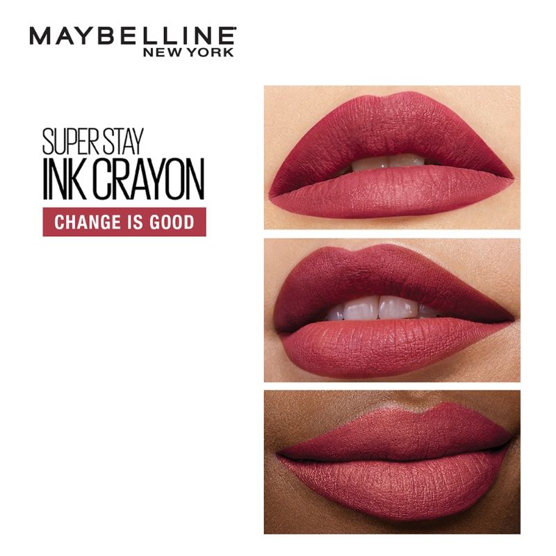 Maybelline New York Super Stay Crayon Lipstick - Change Is Good