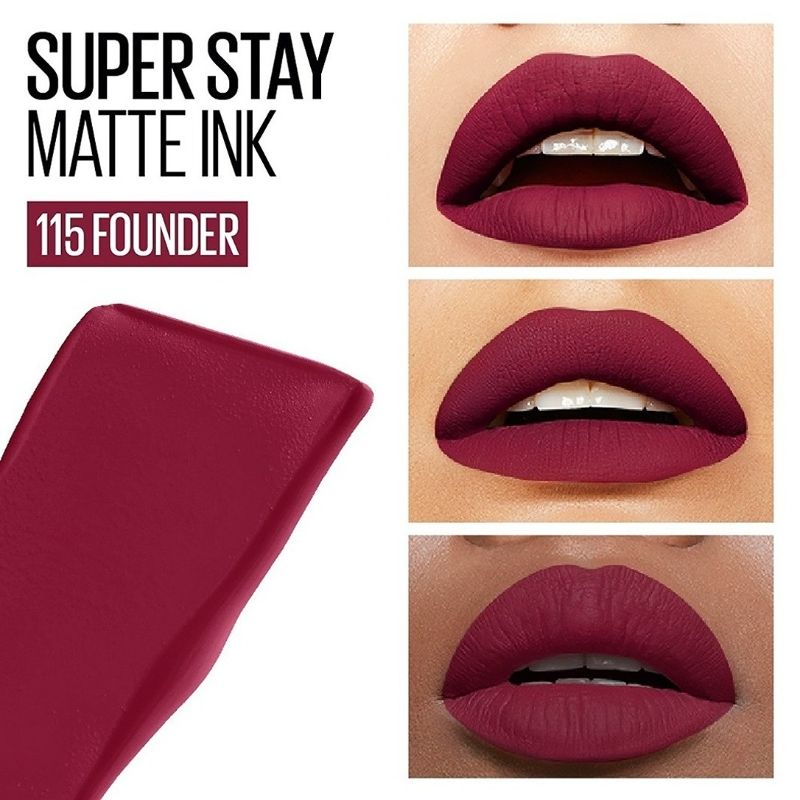 Maybelline New York Super Stay Matte Ink Liquid Lipstick - 115 Founder