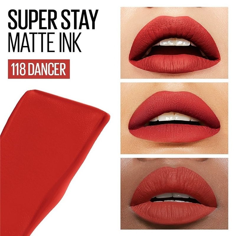 Maybelline New York Super Stay Matte Ink Liquid Lipstick - 118 Dancer