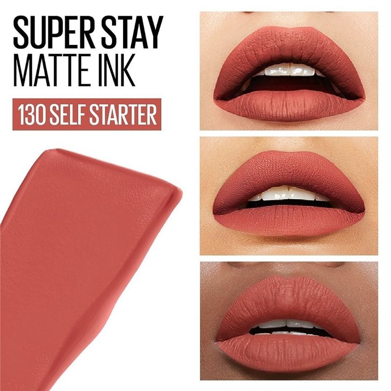 Maybelline New York Super Stay Matte Ink Liquid Lipstick - 130 Self Starter