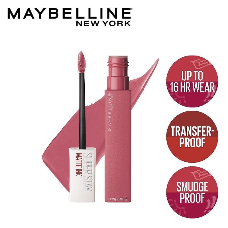 Maybelline New York Super Stay Matte Ink Liquid Lipstick - 15 Lover + 50 Voyager