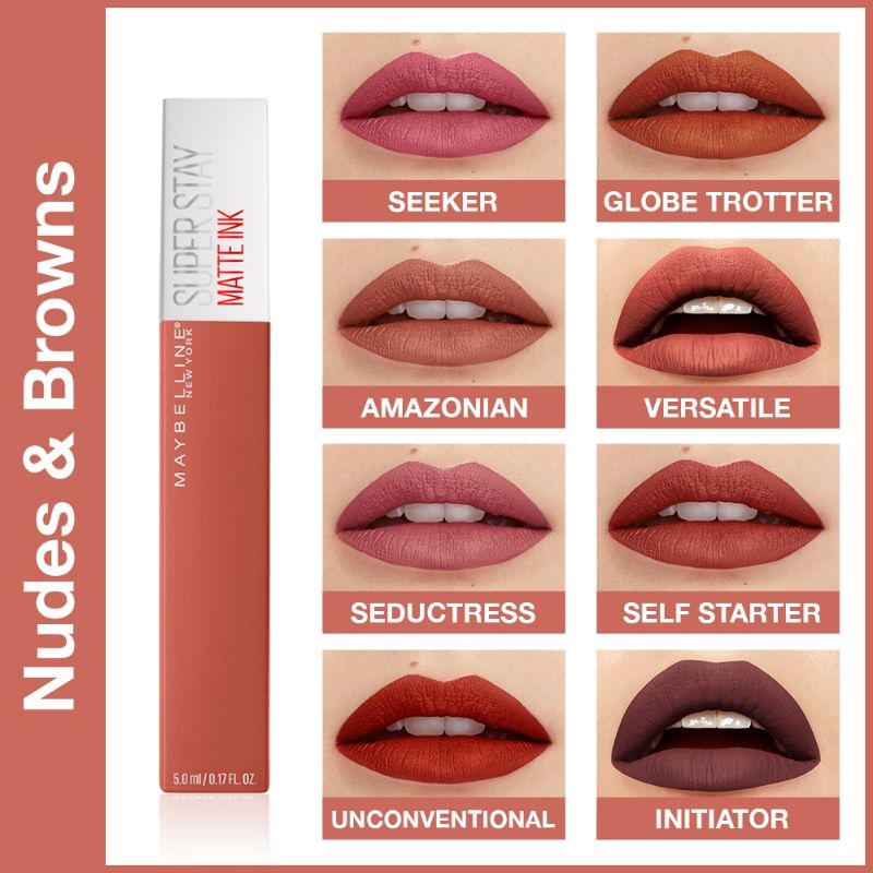 Maybelline New York Super Stay Matte Ink Liquid Lipstick - 20 Pioneer