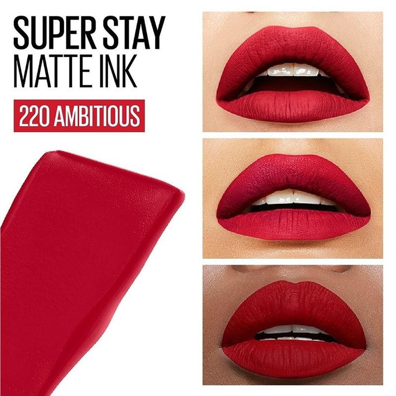Maybelline New York Super Stay Matte Ink Liquid Lipstick - 220 Ambitious