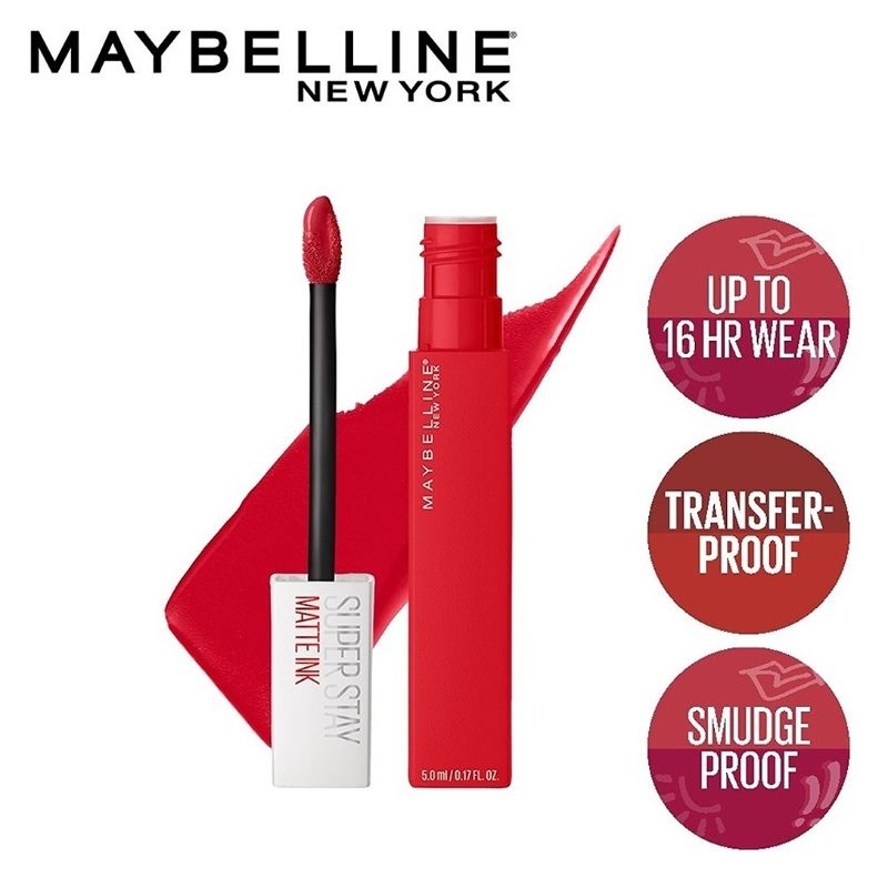 Maybelline New York Super Stay Matte Ink Liquid Lipstick - 220 Ambitious