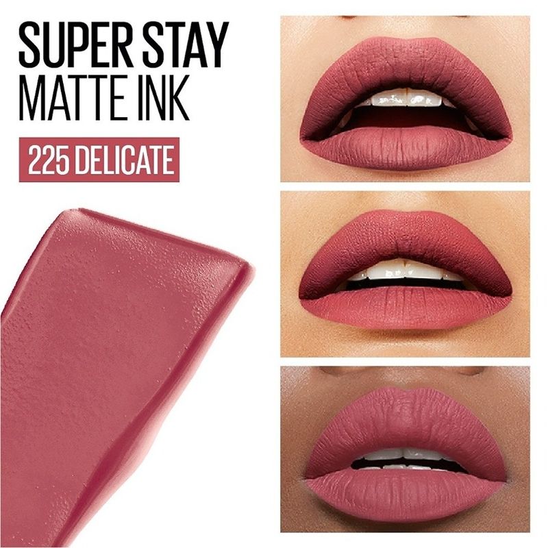 Maybelline New York Super Stay Matte Ink Liquid Lipstick - 225 Delicate