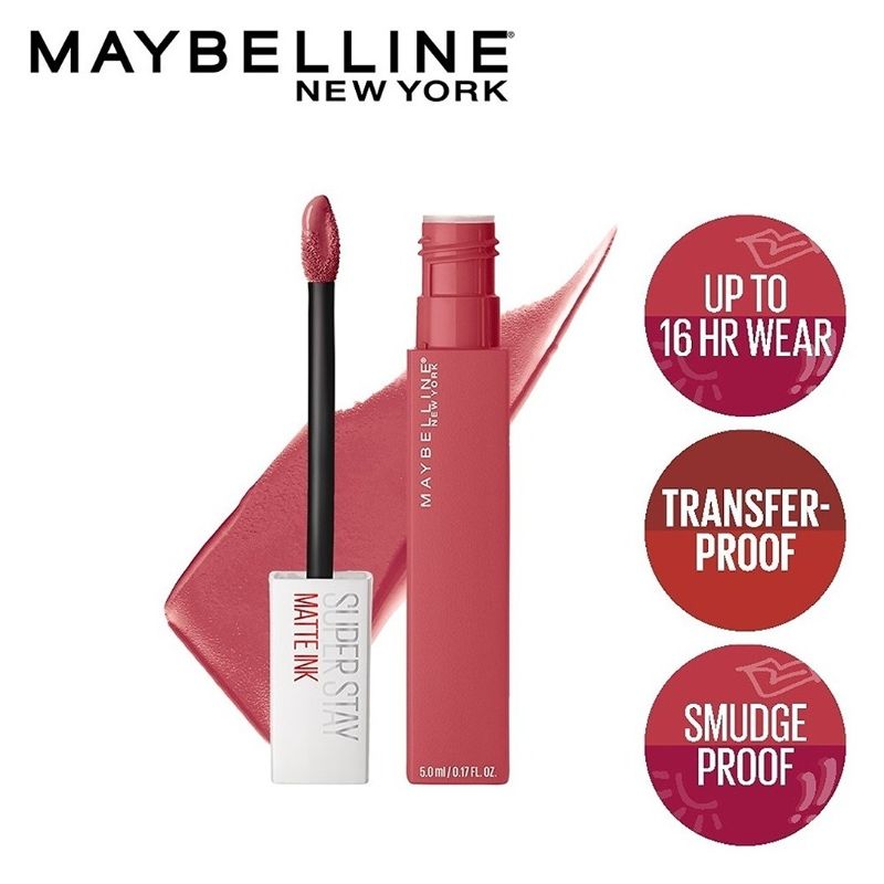 Maybelline New York Super Stay Matte Ink Liquid Lipstick - 225 Delicate