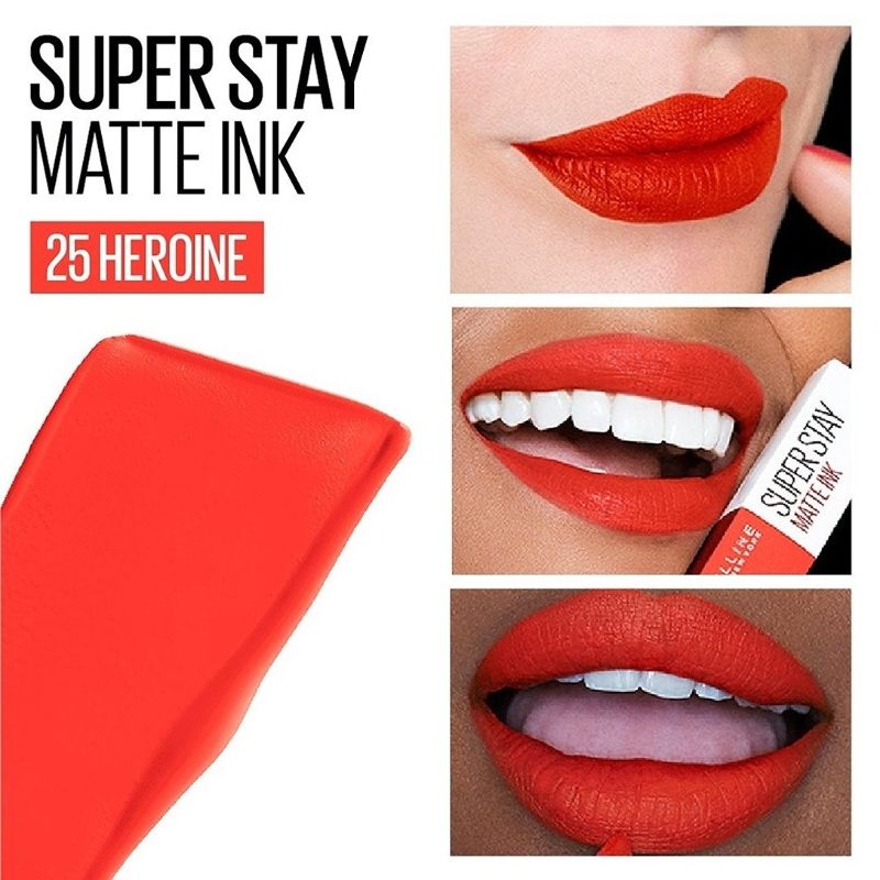 Maybelline New York Super Stay Matte Ink Liquid Lipstick - 25 Heroine