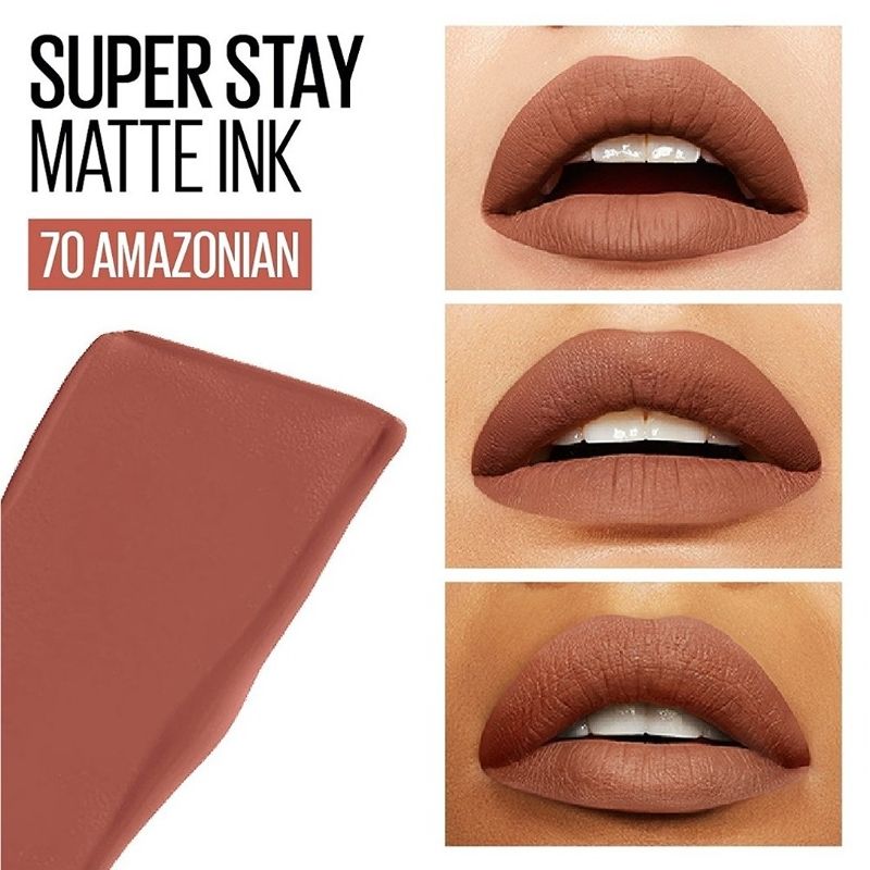 Maybelline New York Super Stay Matte Ink Liquid Lipstick - 70 Amazonian