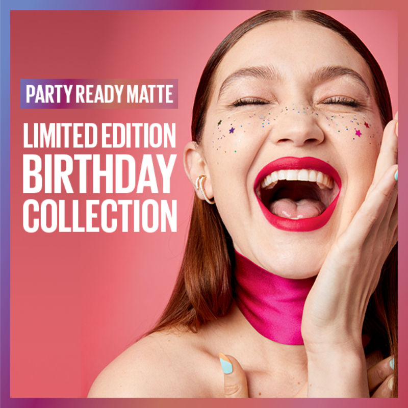 Maybelline New York Super Stay Matte Ink Liquid Lipstick Birthday Collection - 390 Life of the Party