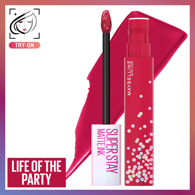 Maybelline New York Super Stay Matte Ink Liquid Lipstick Birthday Collection - 390 Life of the Party