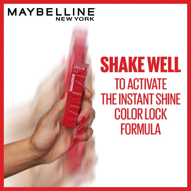 Maybelline New York Superstay Vinyl Ink Liquid Lipstick - Saucy