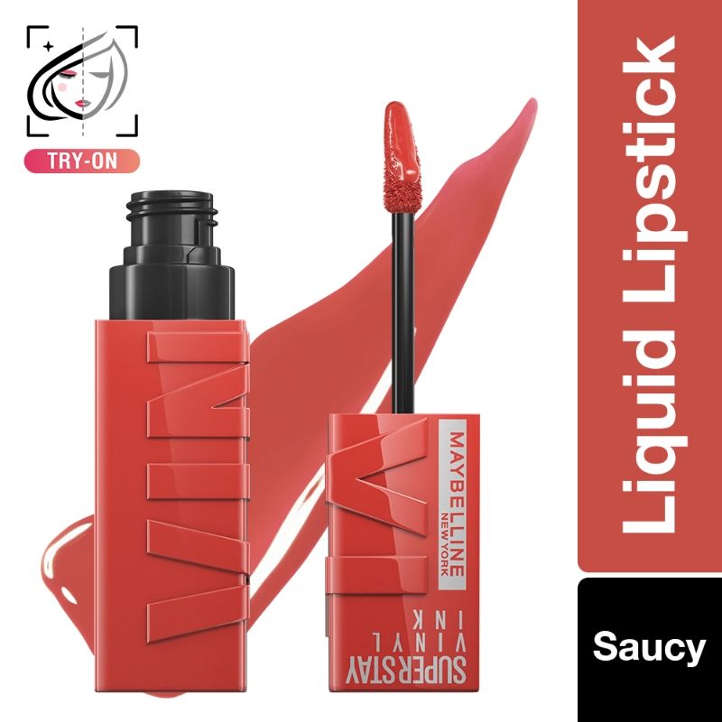 Maybelline New York Superstay Vinyl Ink Liquid Lipstick - Saucy