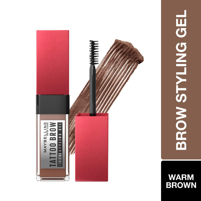 Maybelline New York Tattoo Brow 3 Day Styling Brow Gel - Warm Brown