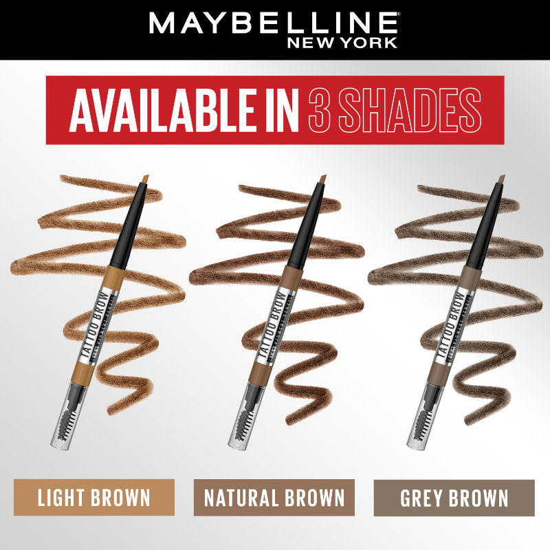 Maybelline New York Tattoo Brow 36h Brow Pencil - Light Brown
