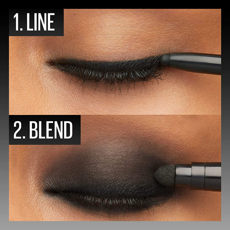 Maybelline New York Tattoostudio Smokey Eye Kohl Gel Pencil Eyeliner Smokey Black