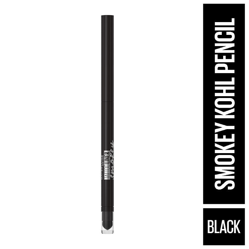 Maybelline New York Tattoostudio Smokey Eye Kohl Gel Pencil Eyeliner Smokey Black