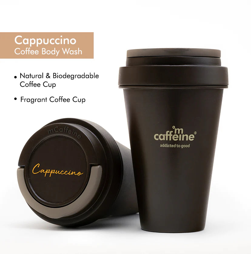 Mcaffeine Cappuccino Coffee Body Wash With Almond Milk 300 Ml