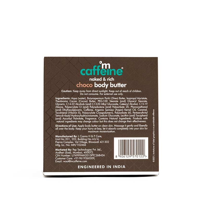 Mcaffeine Choco Body Butter 250 Grams-3