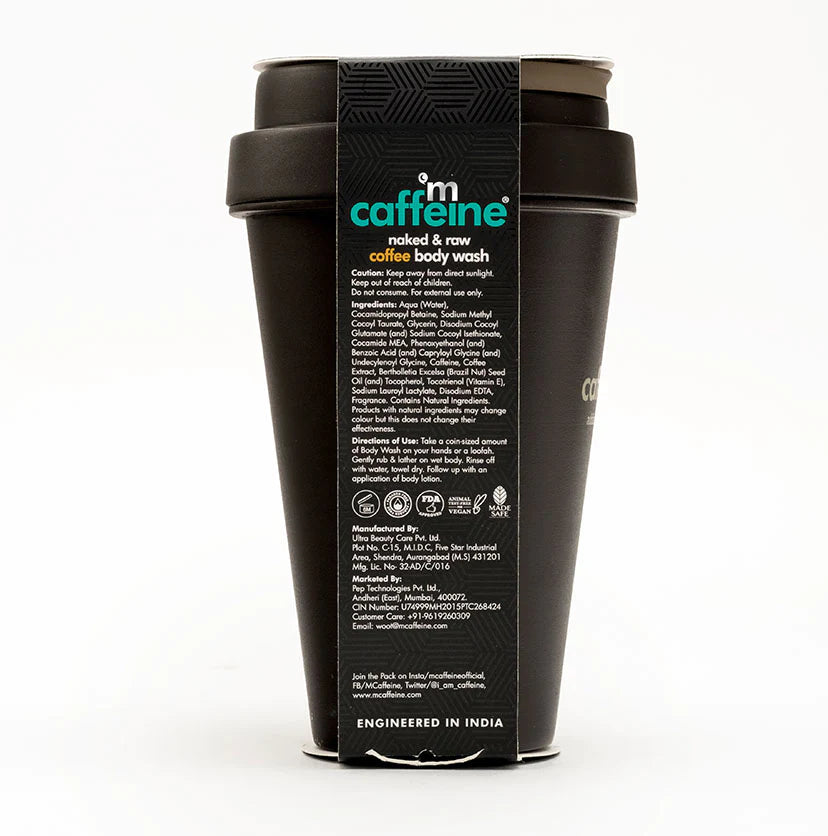 Mcaffeine Coffee Body Wash With Vitamin E 300 Ml-7