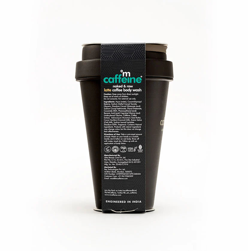 Mcaffeine Latte Coffee Body Wash With Murumuru Butter 300 Ml-5