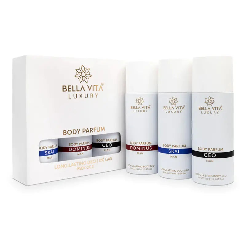 Bella Vita Men-Deo-Gift-Set-Packof3-150Ml-Each