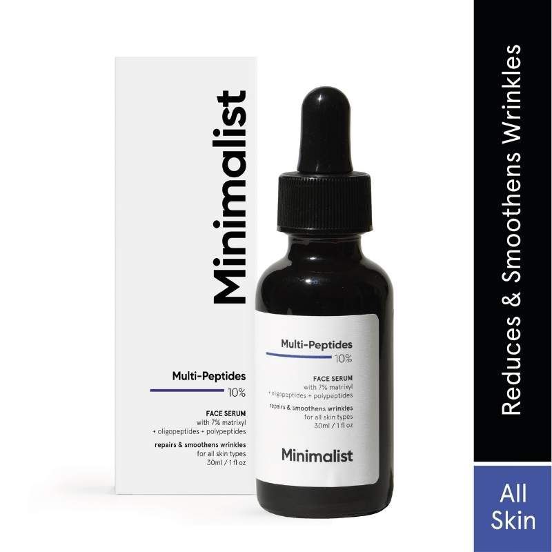 Minimalist 10Percentage Multi Peptide Face Serum For Anti Aging & Collagen Boost With Bio-Placenta (30Ml)-2