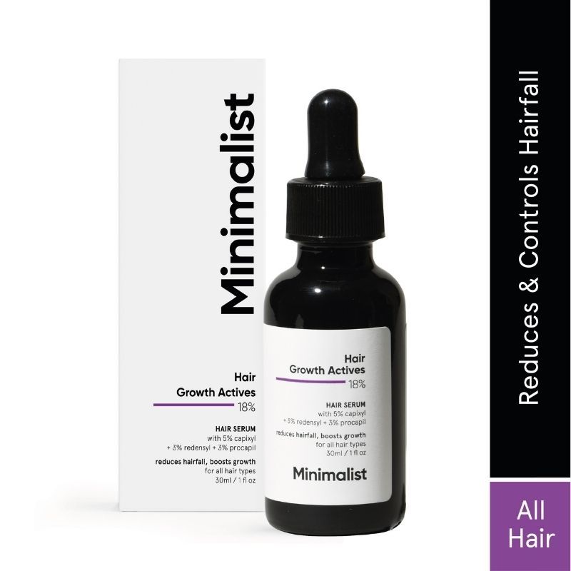 Minimalist 18Percentage Hair Growth Actives Hair Serum For Reducing Hairfall & Growth (30Ml)-6